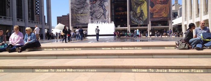 Josie Robertson Plaza (Lincoln Center Plaza) is one of Cool places to see in NYC.