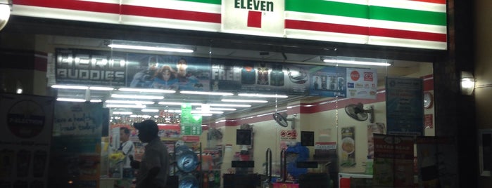 7-Eleven is one of my usual.