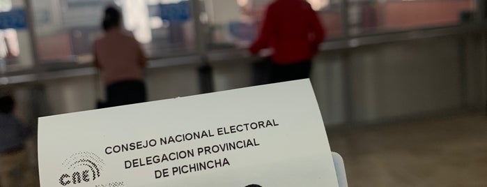 CNE Consejo Nacional Electoral Ecuador is one of Ministerios.