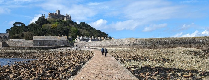 St Michael's Mount Causeway is one of Cornwall.