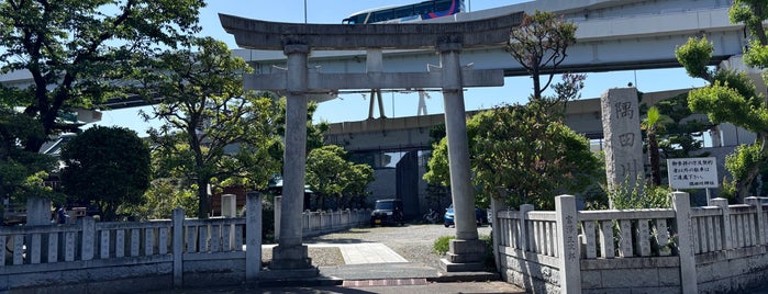 隅田川神社 is one of すみだまち歩き博覧会.