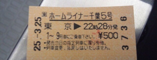 Sobu Underground Platforms 3-4 is one of 切符大好き.