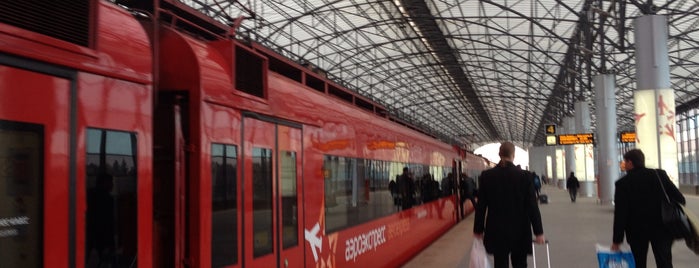 Aeroexpress Moscow — Sheremetyevo Airport (SVO) is one of Tiffanyさんのお気に入りスポット.
