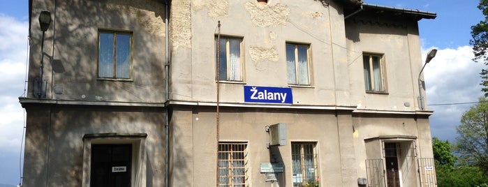 Železniční stanice Žalany is one of Železniční stanice ČR: Z-Ž (14/14).