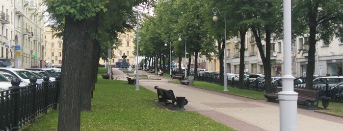 Сквер им. Дзержинского is one of [PLAN] Парки и скверы Минска.