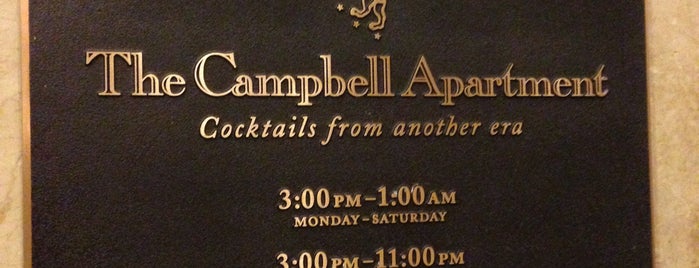 The Campbell is one of Cocktails/Bars.