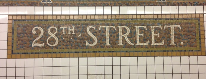 MTA Subway - 28th St (1) is one of Alberto J Sさんのお気に入りスポット.