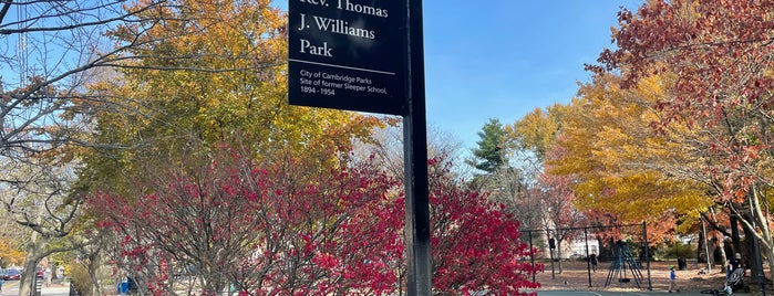 Rev. Thomas J. Williams Park is one of Porter Square.