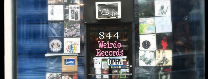 Weirdo Records is one of Record stores.