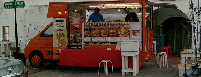 Tom's Burger on Wheels is one of Penang.