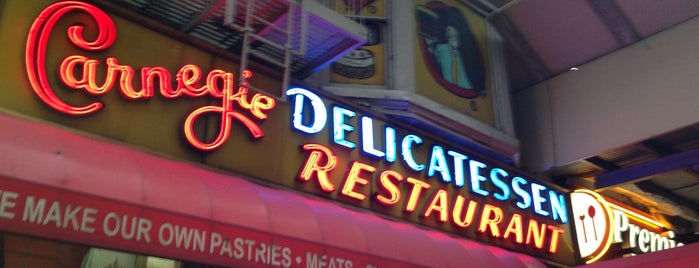 Carnegie Deli is one of NYC.
