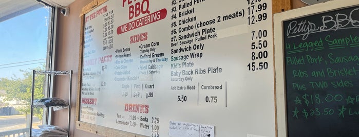 Petty's BBQ is one of Favorites.