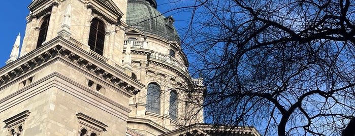 St. Stephen’s Basilica is one of Budapest.
