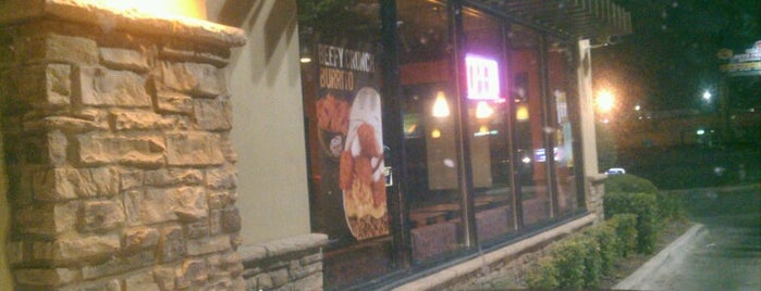 Taco Bell is one of favorites.