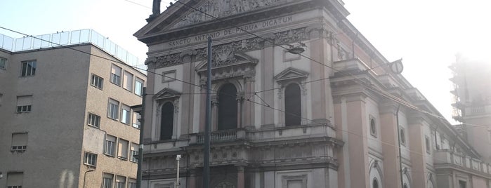 Basilica Santuario Sant'Antonio di Padova is one of Lugares favoritos de Mustafa.