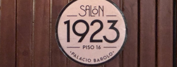 Salón 1923 is one of Rooftop BA.