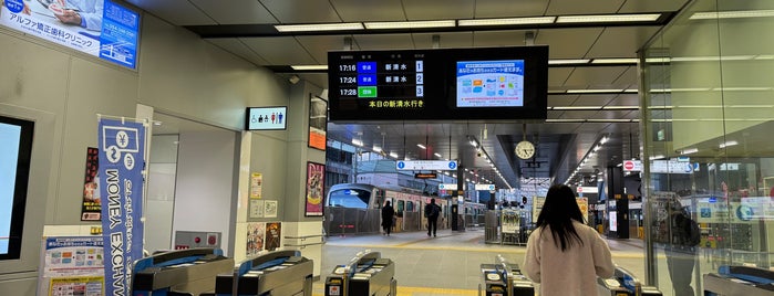 新静岡駅 (S01) is one of 終着駅.