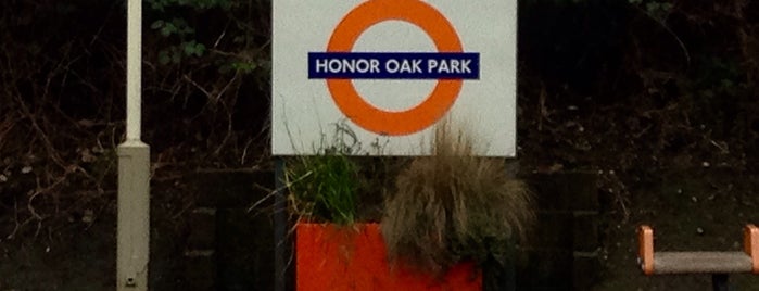 Honor Oak Park Railway Station (HPA) is one of Stations - NR London used.