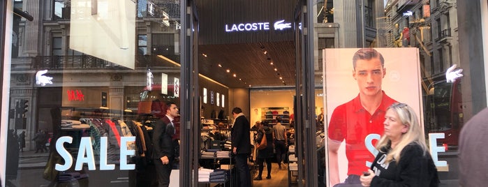 Lacoste is one of Shopping list. London.