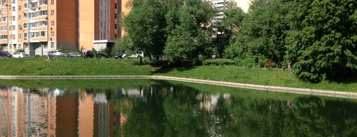 Салтыковский пруд is one of Tempat yang Disukai Андрей.