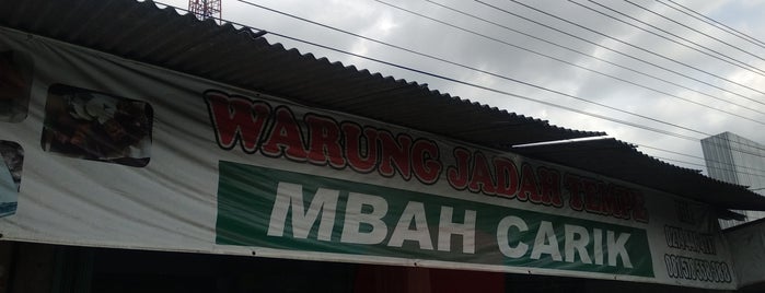 Jadah Tempe Mbah Carik cabang Kaliurang is one of Culinary @ Jogja.