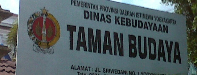 Taman Budaya Yogyakarta is one of Daerah Istimewa Yogyakarta. Indonesia.
