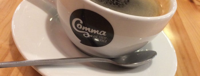 Comma is one of Cafe.