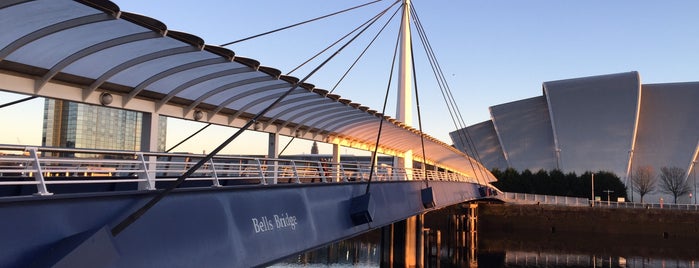 Bells Bridge is one of Favourite places in Glasgow.