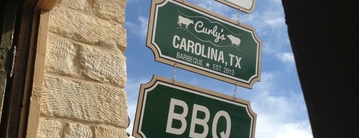 Curly's Carolina, TX is one of Must-visit BBQ in Texas.