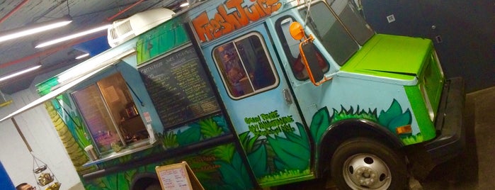 Green Pirate Juice Truck is one of Food Truck Heaven NYC.