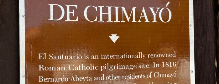 El Santuario de Chimayo is one of Santa Fe, NM.