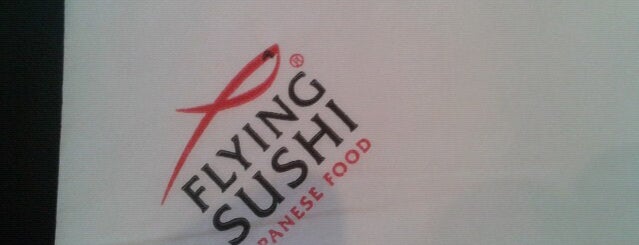 Flying Sushi is one of Tempat yang Disukai Marjorie.