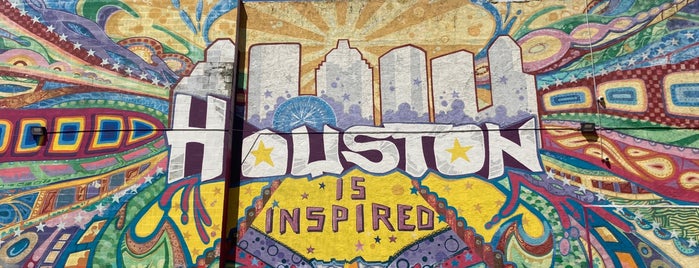 Houston Is Inspired (2013) mural by GONZO247 is one of Houston.