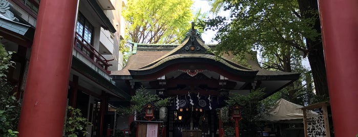 三崎稲荷神社 is one of 神輿で訪れた場所-1.