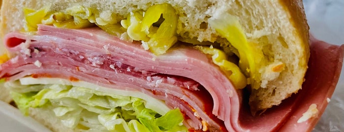 Claro's Italian Market is one of La Sandwiches.