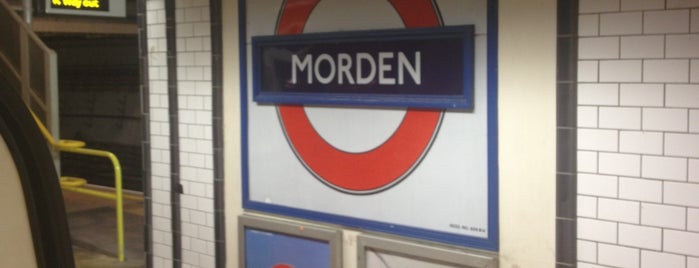 Morden London Underground Station is one of United Kingdom, UK.