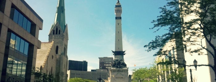 Monument Circle is one of Indianapolis.