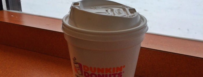 Dunkin' is one of new places.