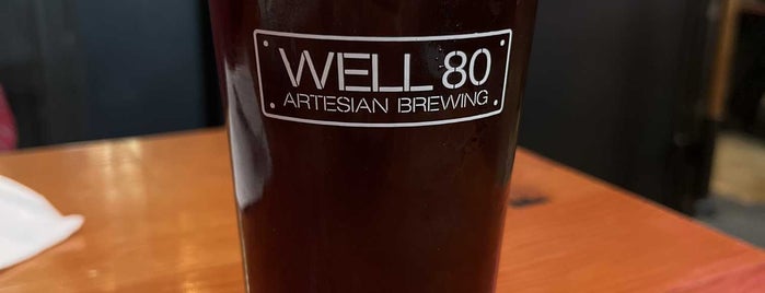 Well 80 Artesian Brewing Company is one of สถานที่ที่บันทึกไว้ของ Brent.