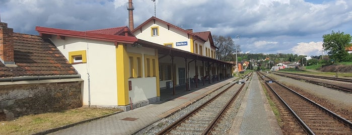 Železniční stanice Staňkov is one of Železniční stanice ČR (R-Š).
