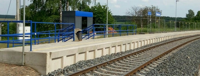 Železniční zastávka Olešnice is one of Železniční stanice ČR (M-O).