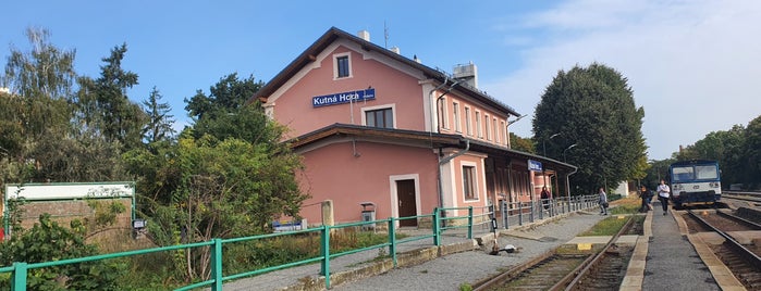 Železniční stanice Kutná Hora město is one of Posti che sono piaciuti a Otto.