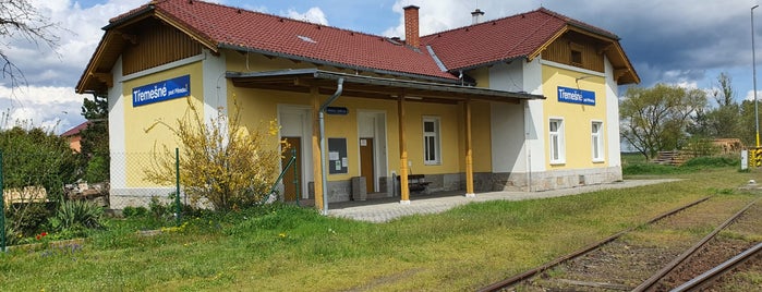 Železniční stanice Třemešné pod Přimdou is one of Železniční stanice ČR (T-U).
