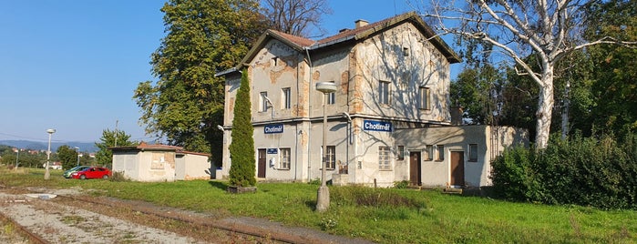 Železniční stanice Chotiměř is one of Linka U6 Lovosice - Úpořiny - Teplice v Čechách.