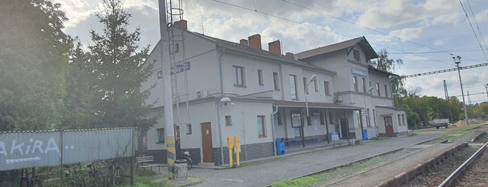 Železniční stanice Kostomlaty nad Labem is one of Trať 231 Praha - Nymburk - Kolín.