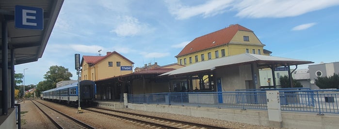 Železniční stanice Třebíč is one of Trať 240 Brno - Jihlava.