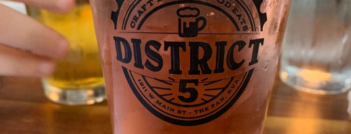 District 5 is one of The 15 Best Places for Wraps in Richmond.
