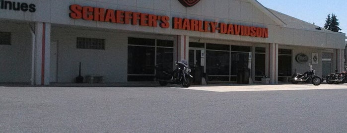 Schaeffer's Harley-Davidson is one of สถานที่ที่ Kate ถูกใจ.