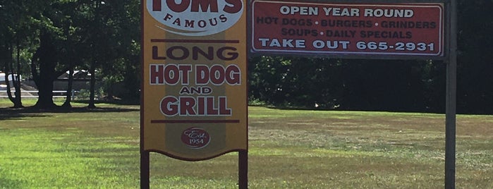 Tom's Famous Long Hot Dog & Grill is one of Food stops.