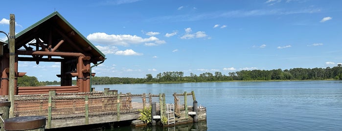 Wilderness Lodge Boat Dock is one of WDW.